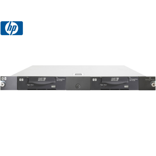 TAPE DRIVE ENC 1U HP STORAGEWORKS WITH 2x DAT 72GB USB