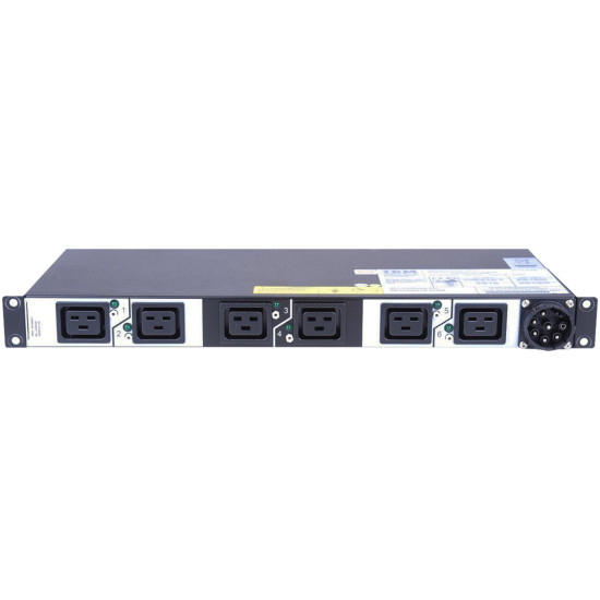 PDU 6-OUTLETS IBM 39Y8920, 6XC19, 220-240V, 1PH, 63A, 1U