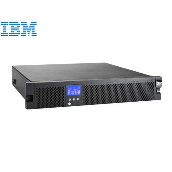 UPS 2200VA IBM 2U RACK BLACK 110VAC LINE INT NEW BATTERY GA