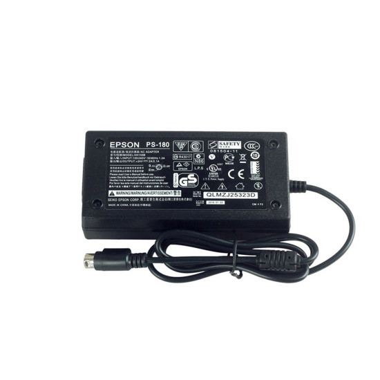 POS AC ADAPTER PS-180 FOR EPSON RECEIPT PRINTERS