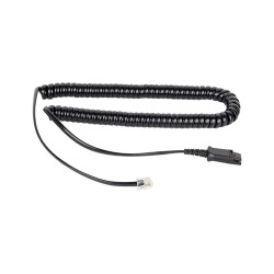 CABLE TELEPHONE SPIRAL FOR HANDSET CISCO BLACK BULK