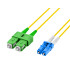 FIBER OPTICAL PATCH CORD LC-SC/APC DUPLEX 2.0mm 15M 9/125