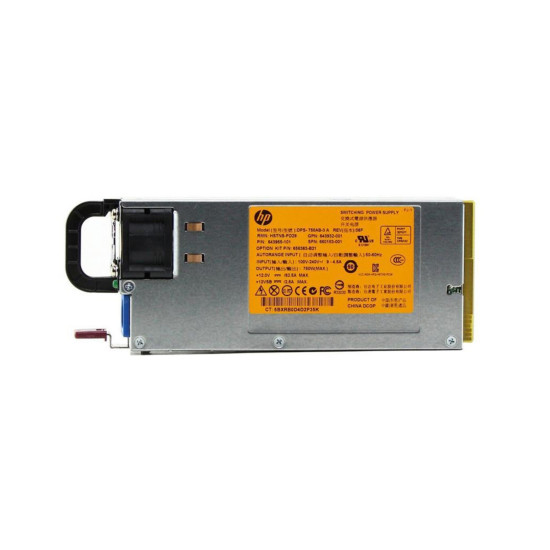 POWER SUPPLY SRV HP 750W DL180/DL360/ ML370/ML350 PLATINUM PLUS - 643932-001