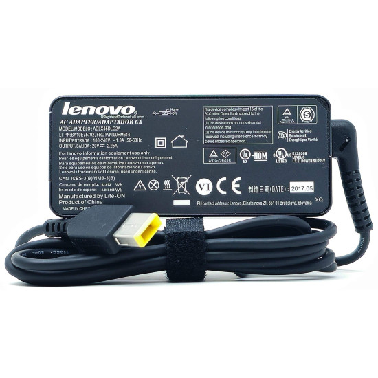 AC ADAPTER IBM-LENOVO 45W (YELLOW SQUARE)