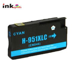 Συμβατό Inkjet για HP, 951 XL, Cyan